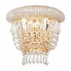 Миниатюра фото настенный светильник ideal lux dubai ap2 ottone | 220svet.ru