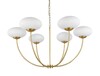 Миниатюра фото подвесная люстра newport 3916/с brass | 220svet.ru