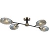 Миниатюра фото потолочная люстра illumico il0285-4csq-79 bk ab | 220svet.ru