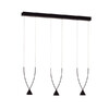 Миниатюра фото подвесной светильник jewel 3 black axo light | 220svet.ru