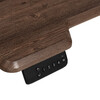 Миниатюра фото компьютерный стол с механизмом подъема woodville маркос 140х80х75 орех кантри / белый 578405 | 220svet.ru