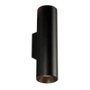 Миниатюра фото настенный светильник italline danny w2 black | 220svet.ru