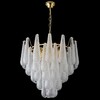 Миниатюра фото подвесная люстра crystal lux fontain sp10 gold | 220svet.ru
