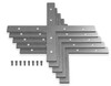 Миниатюра фото соединитель х для алюминиевого профиля profile system ambrella light illumination gp8057 | 220svet.ru
