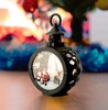 Миниатюра фото световая фигура свеча сказочный лес 1led (батарейки в компл), 12см, черный, lt127 | 220svet.ru