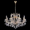 Миниатюра фото подвесная люстра crystal lux hollywood sp8 gold | 220svet.ru