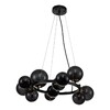 Миниатюра фото подвесная люстра indigo molecola 11018/11p black v000195 | 220svet.ru