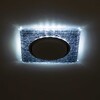 Миниатюра фото светильник встраиваемый cо светодиодной подсветкой эра dk ld50 wh/bk под лампу gx53 белый/черный б0057469 | 220svet.ru