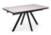 Миниатюра фото керамический стол раскладной 140(200)х80 woodville вилли серый / черный 625828 | 220svet.ru