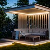 Миниатюра фото светодиодная лента apeyron 10w/m 528led/m cob теплый белый 5м 00-407 | 220svet.ru