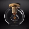 Миниатюра фото потолочный светильник imperium loft rh utilitaire globe shade flushmount 123675-22 | 220svet.ru