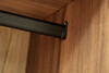 Миниатюра фото шкаф двухдверный с полками цвет дуб garda decor gd-10005-2 | 220svet.ru