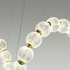 Миниатюра фото подвесная люстра линейная odeon light crystal 5008/92l золотой | 220svet.ru