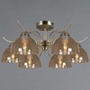 Миниатюра фото потолочная люстра illumico il0733-6csq-25 ab arezzo | 220svet.ru