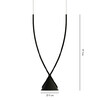 Миниатюра фото подвесной светодиодный светильник axo light jewel 1 black | 220svet.ru