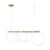 Миниатюра фото подвесной светодиодный светильник loft it thread 10388p/b brass | 220svet.ru