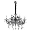 Миниатюра фото подвесная люстра ideal lux colossal sp8 grigio | 220svet.ru