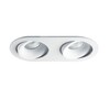 Миниатюра фото встраиваемый светильник italline de 2002 white | 220svet.ru