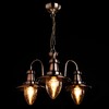 Миниатюра фото подвесная люстра arte lamp fisherman a5518lm-3rb | 220svet.ru