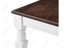 Миниатюра фото стол деревянный provance white / oak | 220svet.ru