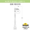 Миниатюра фото садовый светильник-столбик fumagalli aloe.r/ bisso/g300 1l g30.163.s10.aye27 | 220svet.ru