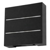 Миниатюра фото уличный настенный светильник uniel ulu-p31b-4w/4000k ip65 black ul-00013619 | 220svet.ru