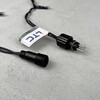 Миниатюра фото гирлянда бахрома 3,1 x 0,5 м белая 24в, 150 led, провод черный пвх, ip54 ltc pil150-11-1w | 220svet.ru