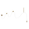Миниатюра фото подвесной светодиодный светильник loft it thread 10388b brass | 220svet.ru