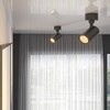 Миниатюра фото светильник накладной светодиодный с переключателем цветовой температуры novotech selene 359927 черный | 220svet.ru