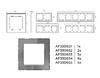 Миниатюра фото рамка 5-постовая ambrella volt alfa platos af330655 | 220svet.ru