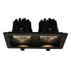 Миниатюра фото встраиваемый светодиодный светильник arte lamp privato a7007pl-2bk | 220svet.ru