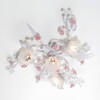 Миниатюра фото потолочная люстра lucia tucci fiori di rose 109.3.1 | 220svet.ru