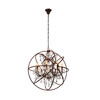 Миниатюра фото подвесная люстра loft it foucaults orb crystal loft1897/8 | 220svet.ru