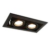 Миниатюра фото встраиваемый светильник arte lamp cardani piccolo a5941pl-2bk | 220svet.ru