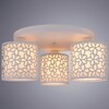 Миниатюра фото потолочная люстра arte lamp traforato a8349pl-3wh | 220svet.ru