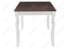 Миниатюра фото стол деревянный provance white / oak | 220svet.ru