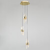 Миниатюра фото подвесной светодиодный светильник delight collection md23001022-3a gold  | 220svet.ru