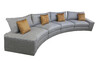 Миниатюра фото диван радиусный garda decor modular set manchester №46 | 220svet.ru