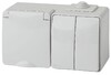 Миниатюра фото блок розетка-выключатель двухклавишный эра ip65 16a 250v 11-7602-03 б0035994 | 220svet.ru