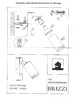 Миниатюра фото настенный светильник с выключателем на корпусе brizzi aras br08080 | 220svet.ru
