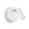 Миниатюра фото спот ideal lux page ap round bianco | 220svet.ru