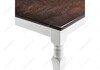 Миниатюра фото стол деревянный provance white / oak | 220svet.ru