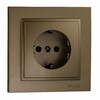 Миниатюра фото розетка 2к+з mono electric despina 16a 250v винтовое подключение бронза 102-232321-117 | 220svet.ru