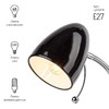 Миниатюра фото настольная лампа эра n-116-е27-40w-bk б0047201 | 220svet.ru