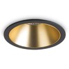 Миниатюра фото встраиваемый светодиодный светильник ideal lux game round bk gd | 220svet.ru