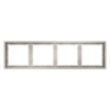 Миниатюра фото рамка пластиковая на 4 поста voltum s70 vls100403 (кашемир) | 220svet.ru