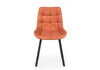 Миниатюра фото стул на металлокаркасе woodville челси п терракотовый (zd 432) / черный np 632519 | 220svet.ru