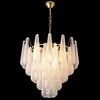 Миниатюра фото подвесная люстра crystal lux fontain sp10 gold | 220svet.ru
