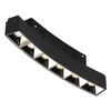 Миниатюра фото трековый магнитный светодиодный светильник iledex technical vision 4822-035-l177-d1000-6w-110dg-3000k-bk | 220svet.ru