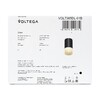 Миниатюра фото потолочный светильник voltega skum vgl7385dl-01b | 220svet.ru